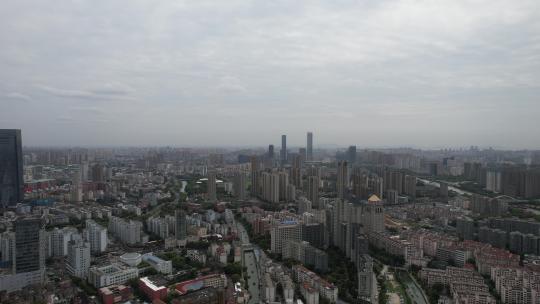航拍江苏无锡城市建设城市风光视频素材模板下载