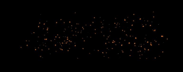 粒子光点火星泡泡特效4KAE工程