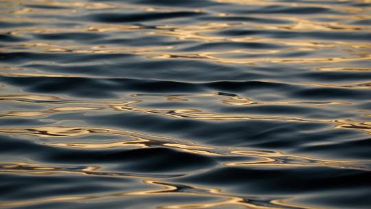 水面湖面夕阳水面涟漪水面波浪