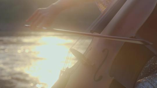 唯美阳光拉大提琴