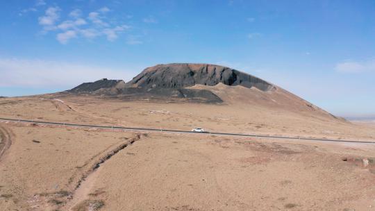 4k航拍内蒙古乌兰哈达火山地质公园自驾