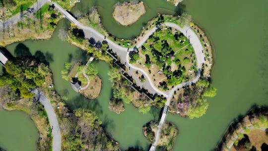 【4K60帧】扬州瘦西湖景区风光航拍