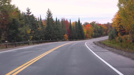 秋天的公路