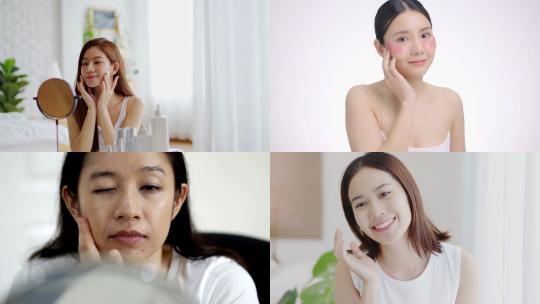 【合集】女人美容护肤涂抹护肤品
