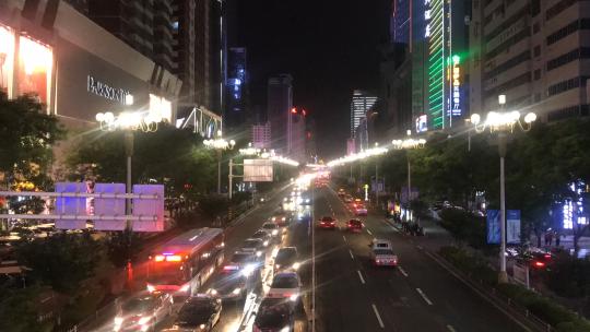 1080P城市街道延时摄影