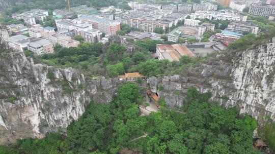 桂林南溪山4A景区航拍