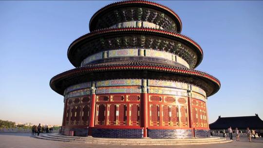 北京天坛公园祈年殿特写镜头